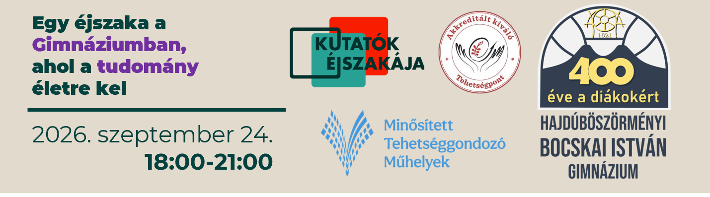 Kutatók Éjszakája banner